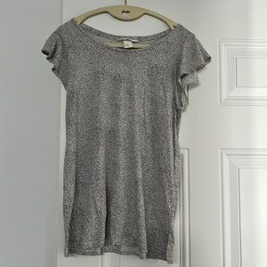 H & M black/white XS top